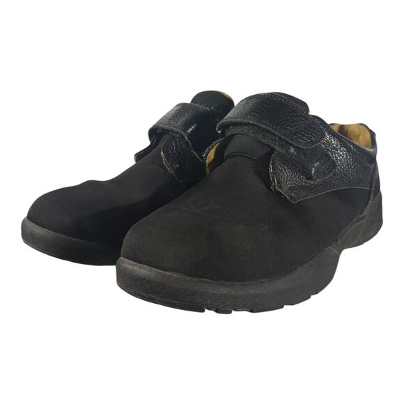 Dr. Comfort Brian X-Depth 6910 Black Leather Stretch Orthotic Men’s Shoes 9.5 XW main image 7
